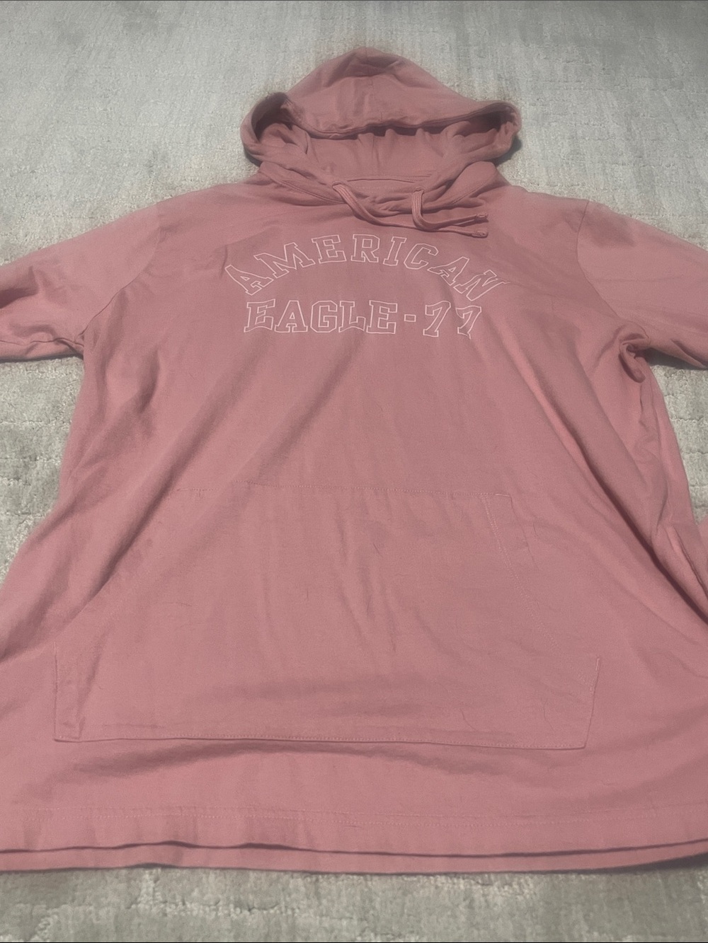 Women’s American Eagle Outfitters Dusty Pink Hoodie with Logo Size M